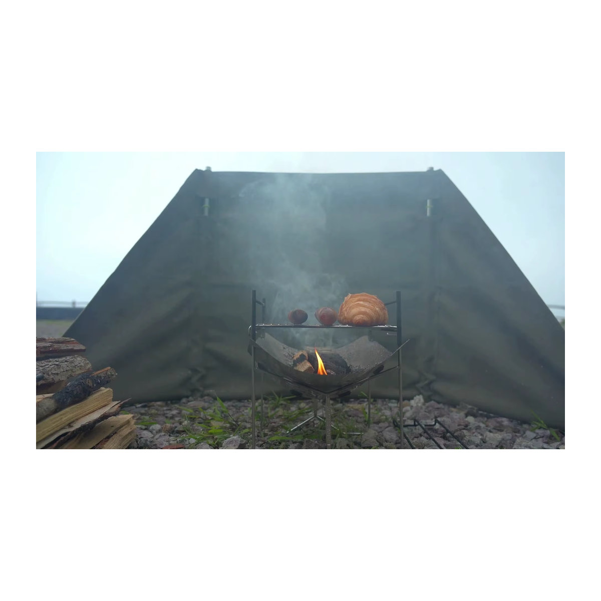 Campingmoon Tragbarer Klappgrill aus Edelstahl für Outdoor und Camping - Bild 4