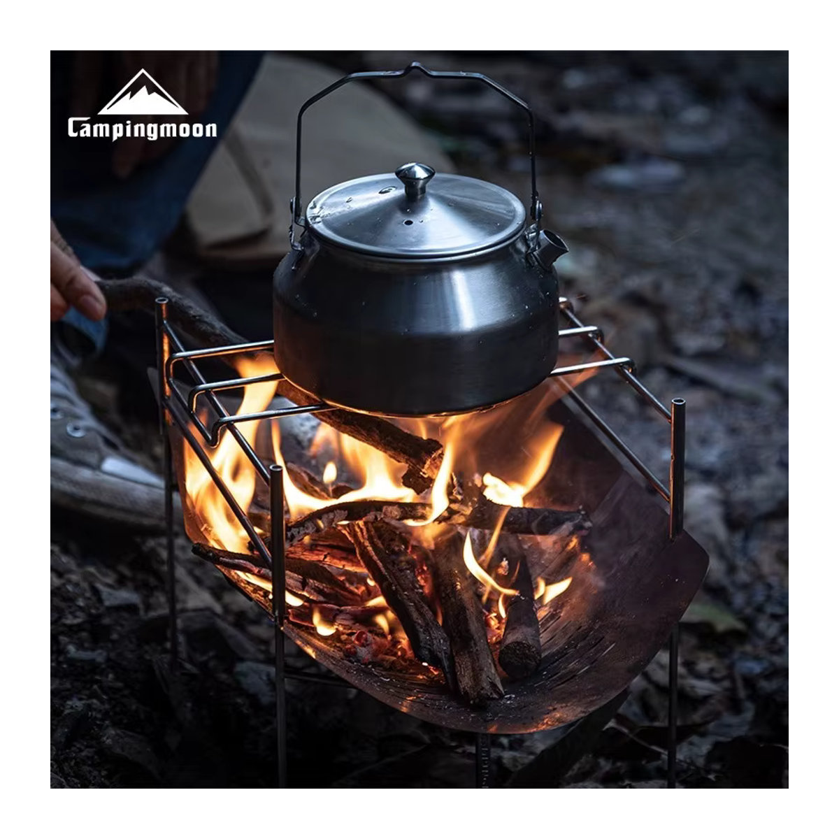 Campingmoon Tragbarer Klappgrill aus Edelstahl für Outdoor und Camping - Bild 5