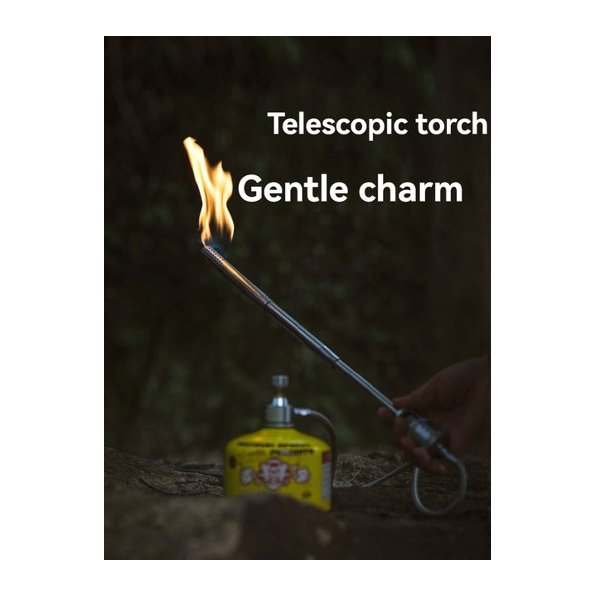 CAMPINGMOON XD-6-NE Taschenlampen-Spritzpistole aus Kohlenstoff-Edelstahl für Outdoor-Camping und Feuerherstellung - Bild 1