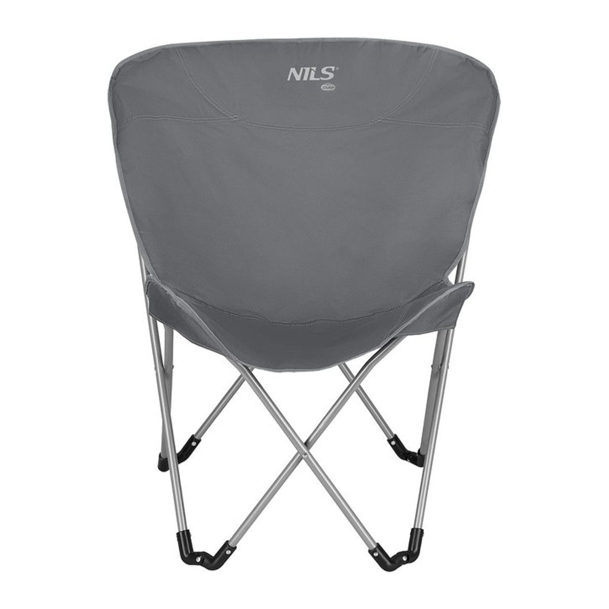 Campingstuhl Nils Camp in Grau aus 600D Oxford-Material und Stahl - Bild 1