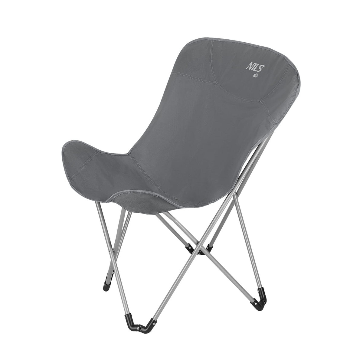 Campingstuhl Nils Camp in Grau aus 600D Oxford-Material und Stahl - Bild 2