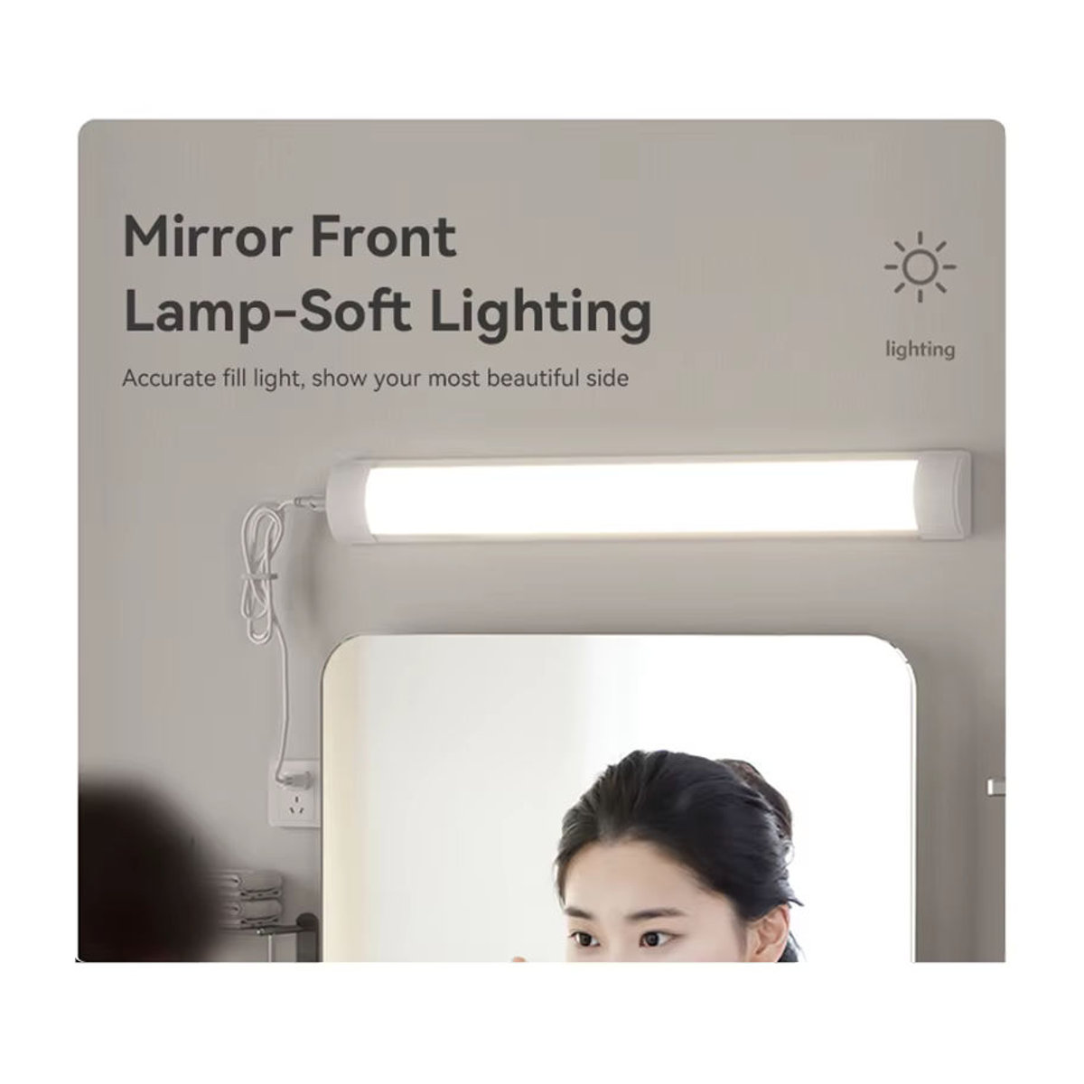 CANMEIJIA LED-Streifen Möbelbeleuchtung in Weiß, Kaltweiß, minimalistisches Design - Bild 3