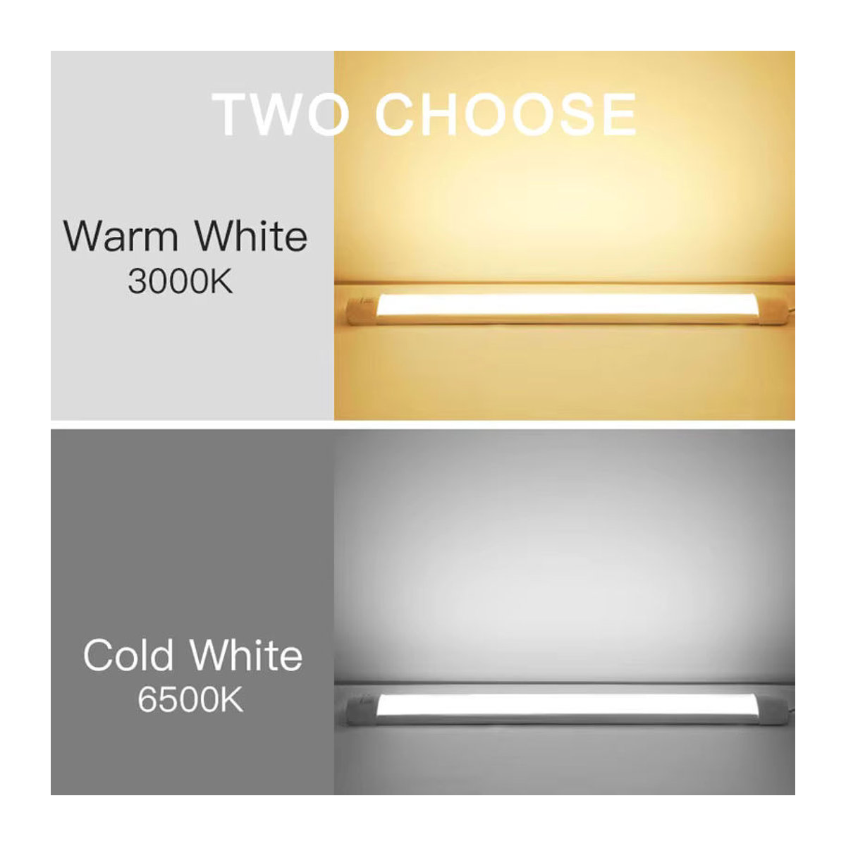 CANMEIJIA LED-Streifen Möbelbeleuchtung in Weiß, Kaltweiß, minimalistisches Design - Bild 5