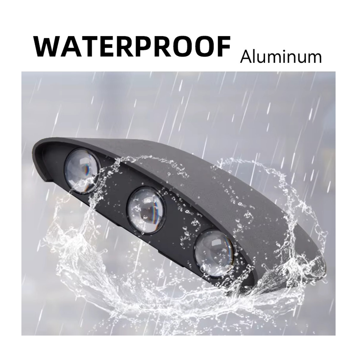 CANMEIJIA LED Wandlampe IP65 Wasserdicht für Innen und Außen - Bild 3