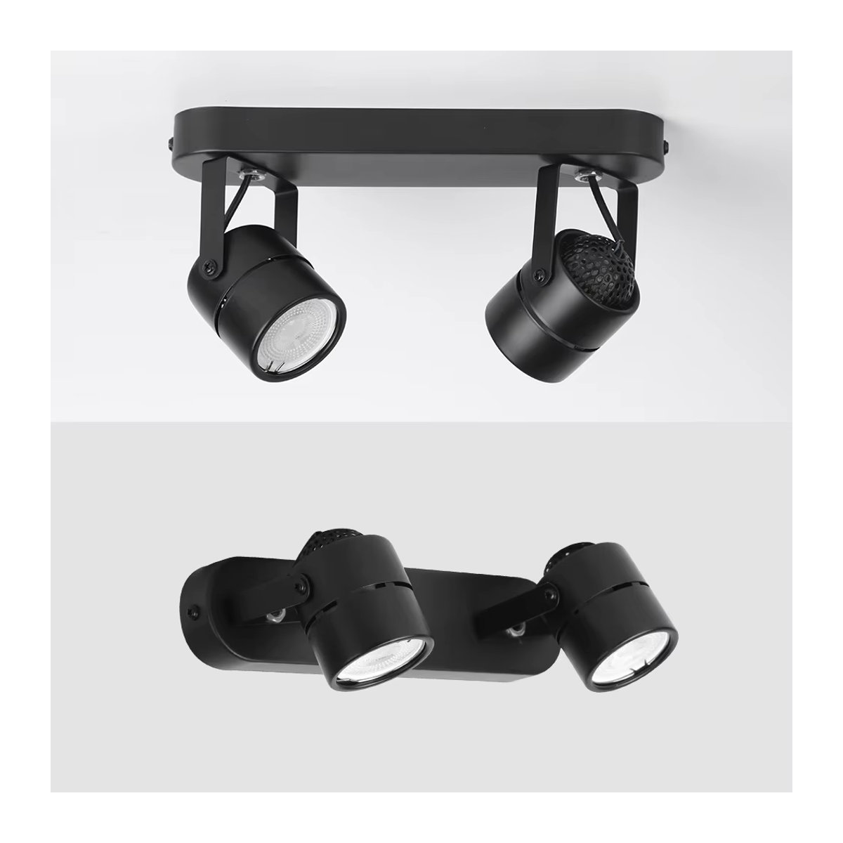 CANMEIJIA Moderne LED-Deckenleuchte aus Aluminium mit GU10 Fassung für Wohnzimmer, Schlafzimmer, Flur und Küche - Bild 4