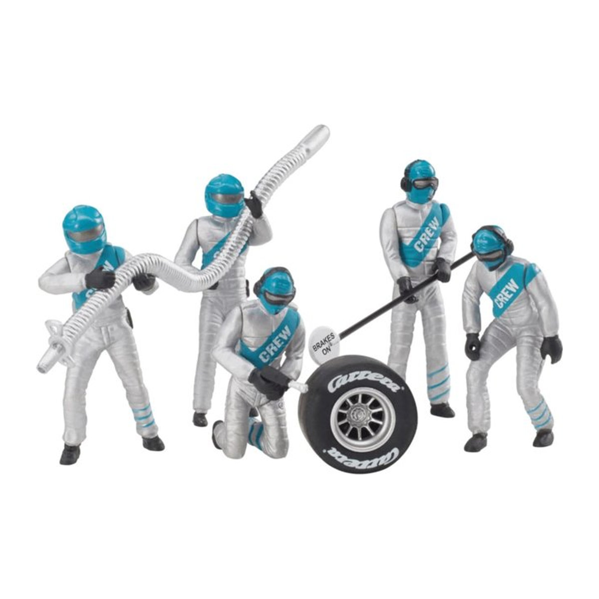 CARRERA DIVERSE Figurensatz Mechaniker aus Kunststoff in Silber - Bild 1