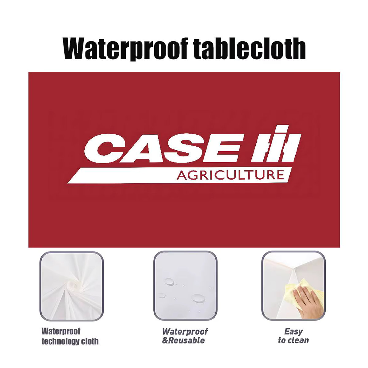 Case IH Tischdecke wasserdicht und ölbeständig für drinnen und draußen - Bild 5