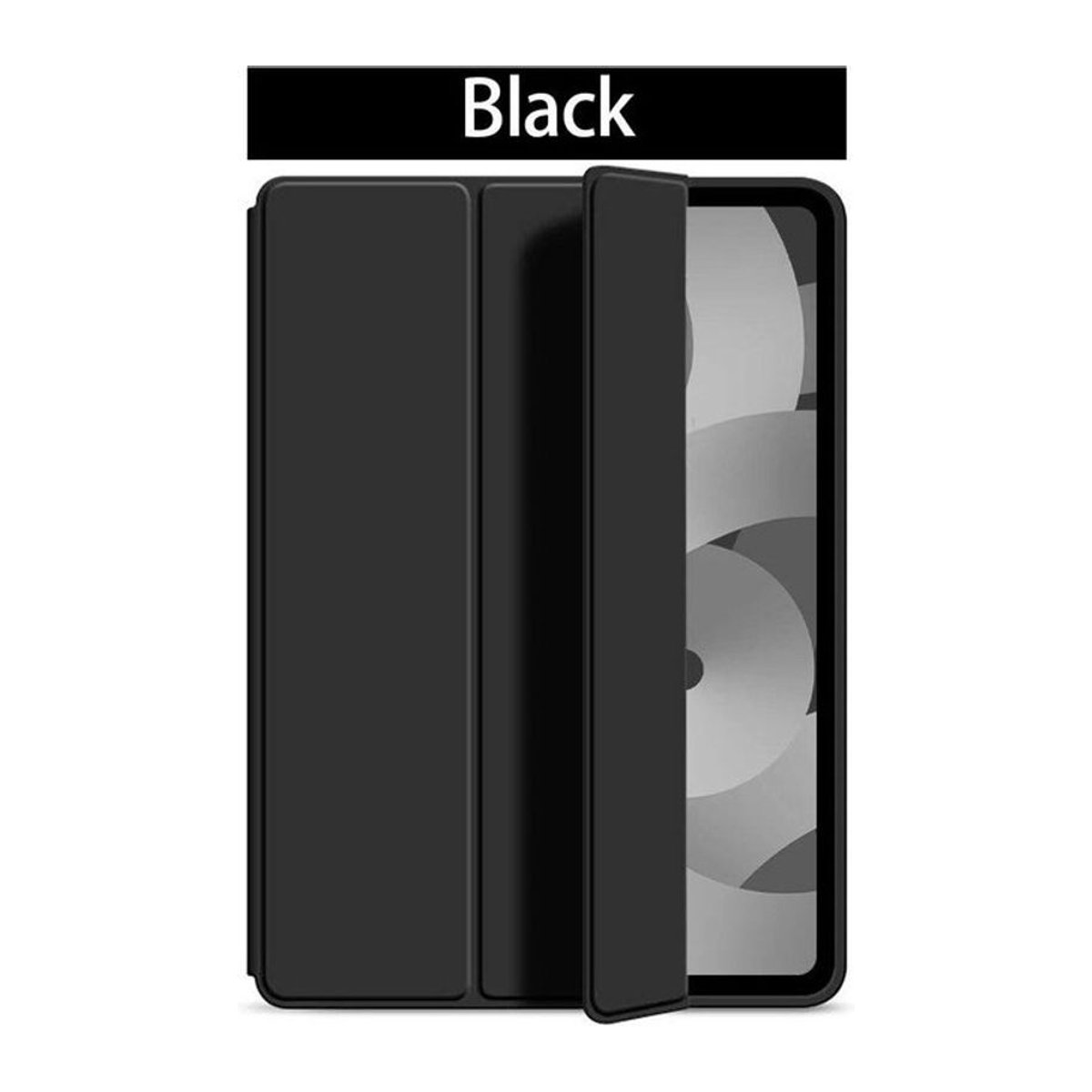 CASEPOKE Tablet Leder Hülle für Samsung Galaxy Tab S11 S10 S9 S8 S7 S6 FE Plus und Tab A11 8.7 Inch Klapphülle aus Silikon Stoßfest und Minimalistisch in Schwarz - Bild 1