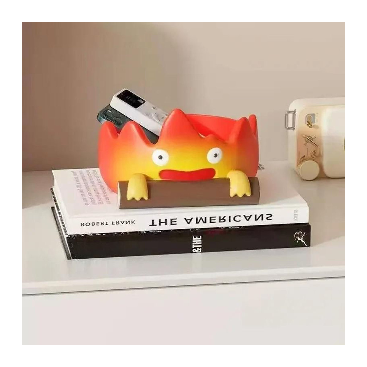 Casifa Kunstharz Tablett mit Cartoon Feuer Person Design in Mehrfarbig als kreative Dekoration und Schlüsselhalter - Bild 2