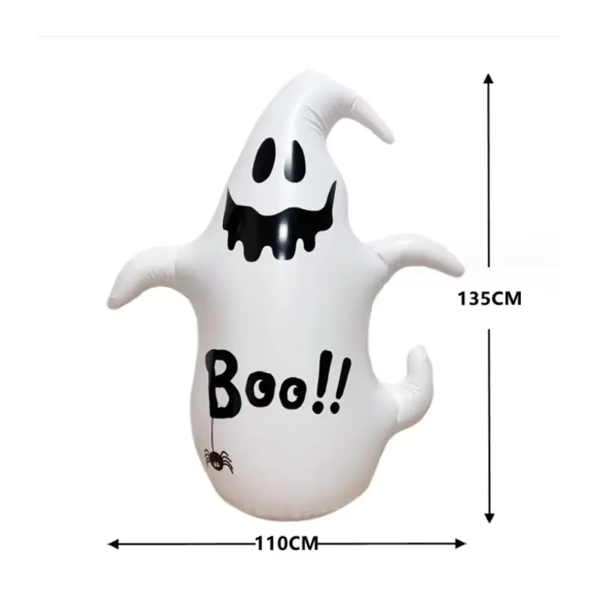 CatXaa Aufblasbare Weihnachtsdekoration aus PVC, Mehrfarbiger Weihnachtsmann und Schneemann als Party-Luftmodell für Weihnachten und Halloween - Bild 3