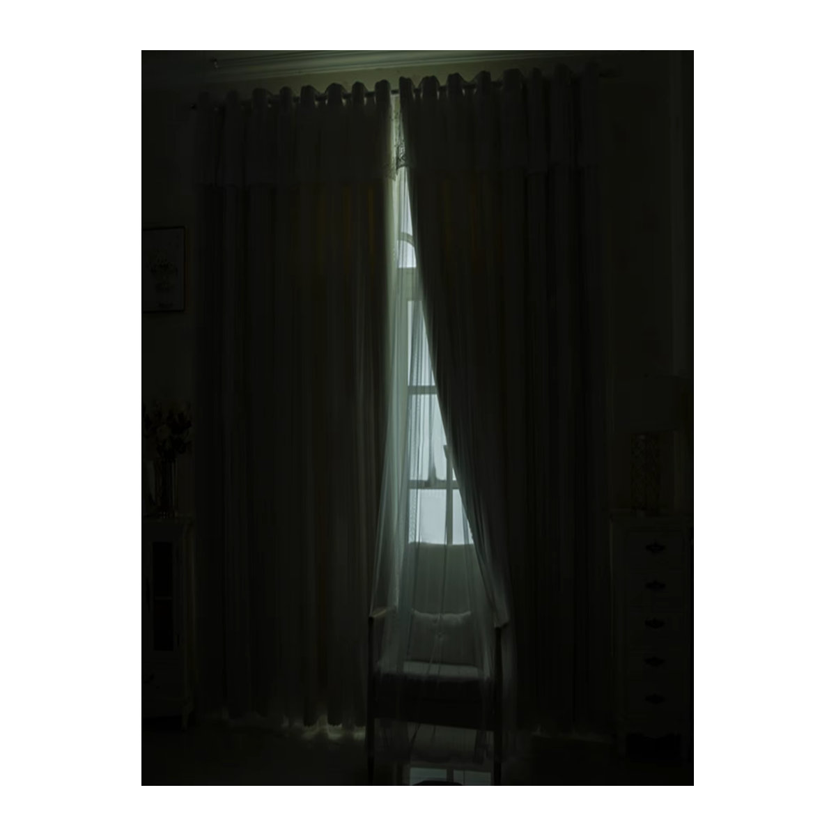 CENTURyMiG Verdunkelungsvorhang mit Prinzessin-Design aus Polyester für Wohnzimmer und Schlafzimmer in Gelb oder Weiß - Bild 2