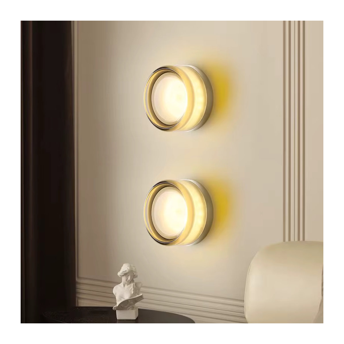CETANT Nordic LED Wandlampe im Gelee Design, minimalistische dekorative Leuchte in Bunt für Flur, Arbeitszimmer und Restaurant - Bild 2