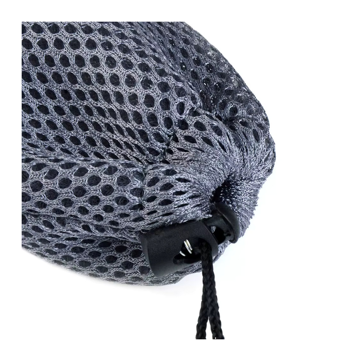 Chanfar Schmuckbeutel aus Nylon Mesh mit Kordelzug, Grau, 10er Set, B: 9 cm, H: 13,5 cm - Bild 4