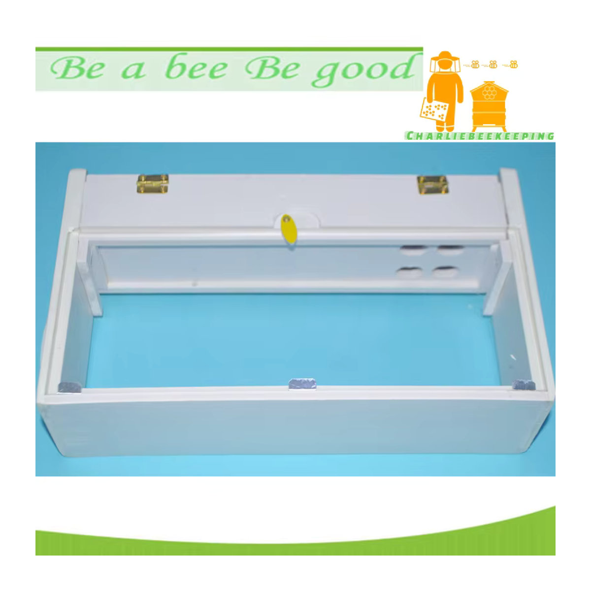 Charliebeekeeping Transparente Nuc Mini Paarungsbox zur Beobachtung von Bienenpaaren - Bild 2
