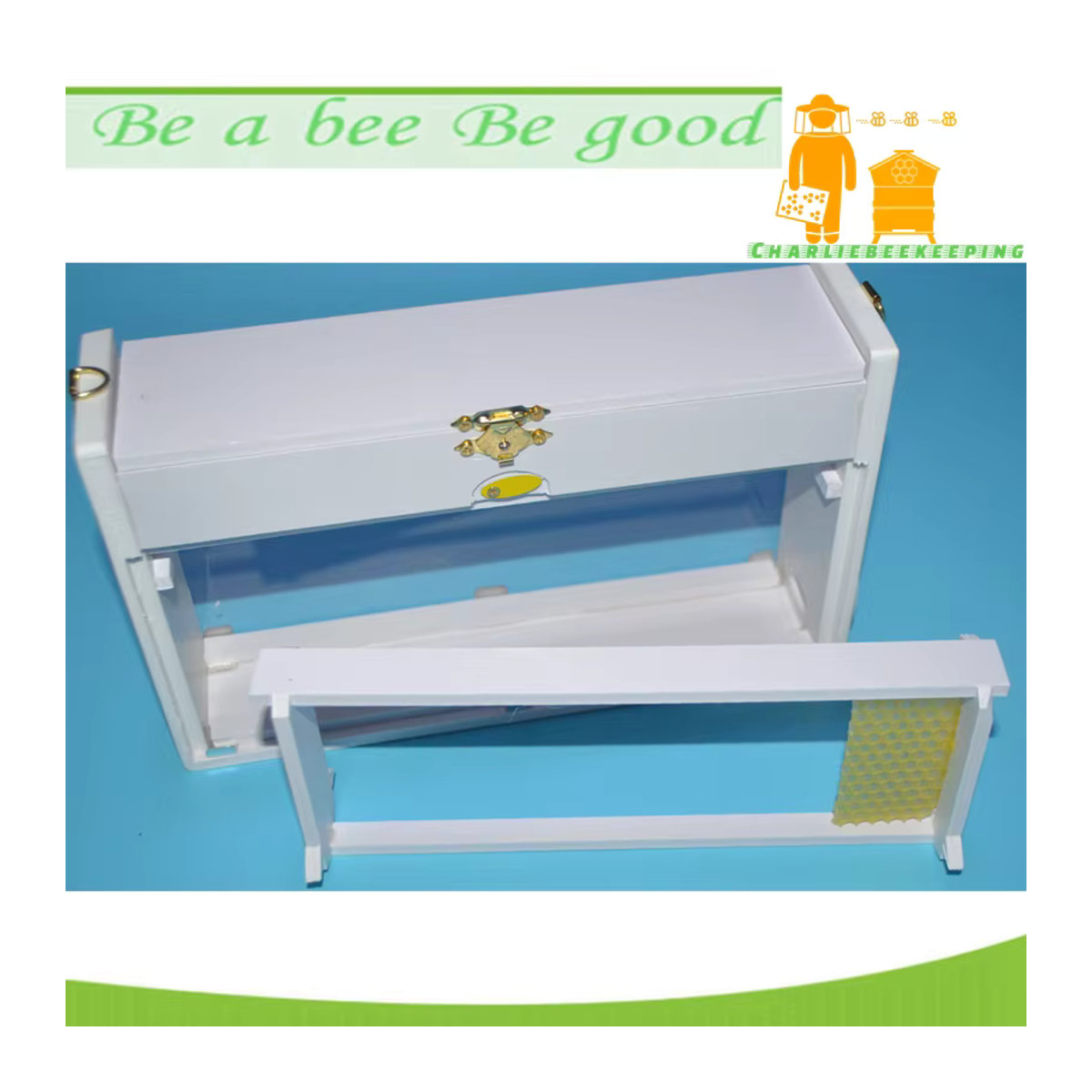 Charliebeekeeping Transparente Nuc Mini Paarungsbox zur Beobachtung von Bienenpaaren - Bild 4