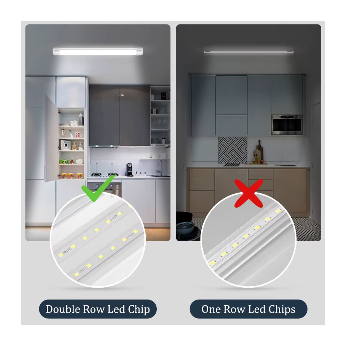 CHENBEN LED Unterbauleuchte T5 LED-Rohr für Küche und Schrank in Kaltweiß mit US-Stecker - Bild 2