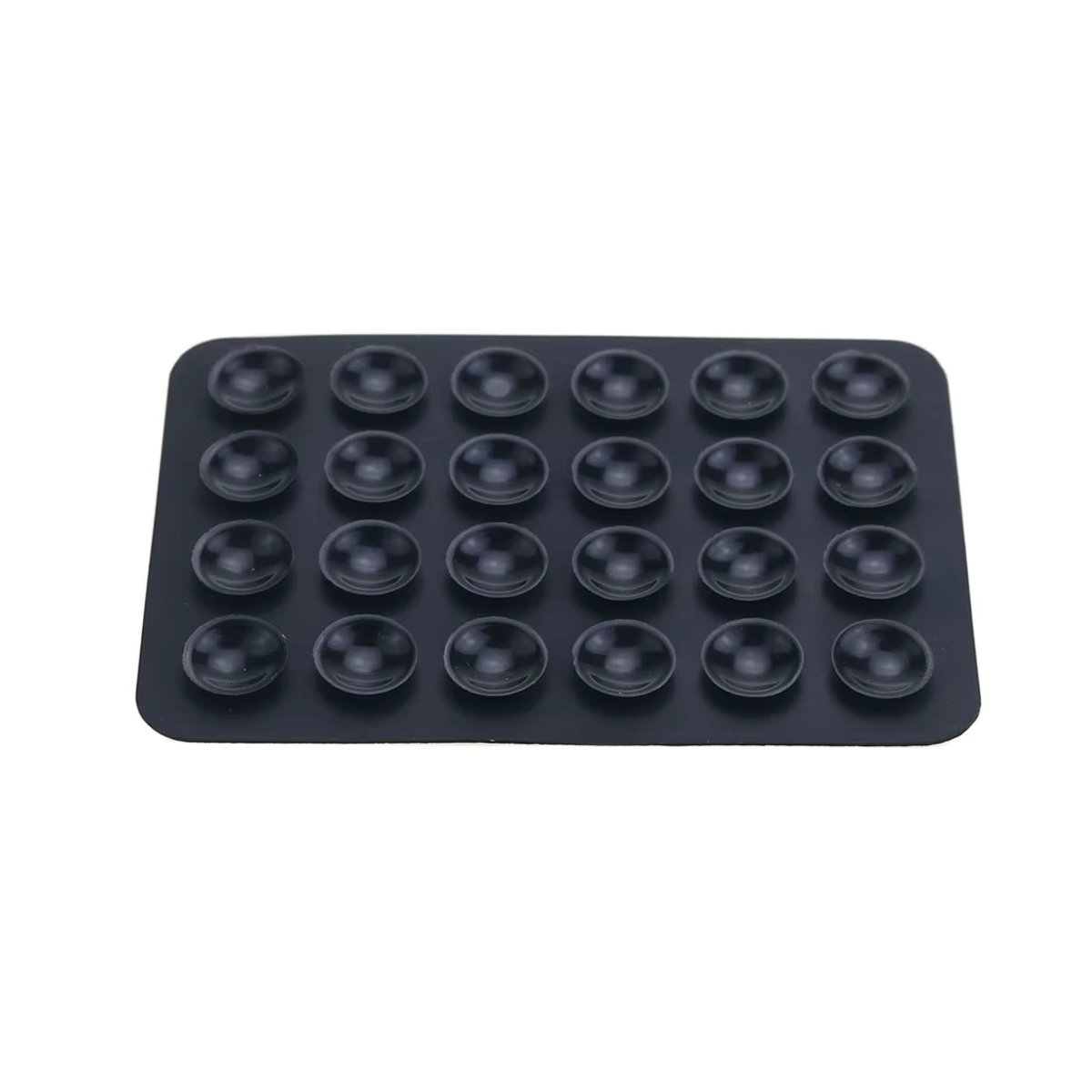 ChengHaoRan 2er Set Silikon Saugpad Handy Halter mit Saugnapf in Schwarz und Bunt für Glas, Keramik und Fliesen - Bild 4