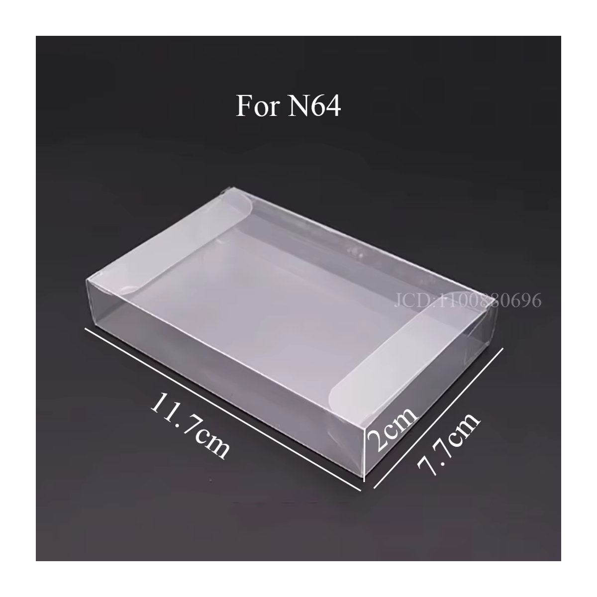 ChengHaoRan 5er Set transparente Kunststoff Spielpatronen-Schutzboxen aus PET für N64, NES, SNES, GB, GBA, GBC, NGPC, Switch und PS2/3/4 - Bild 4