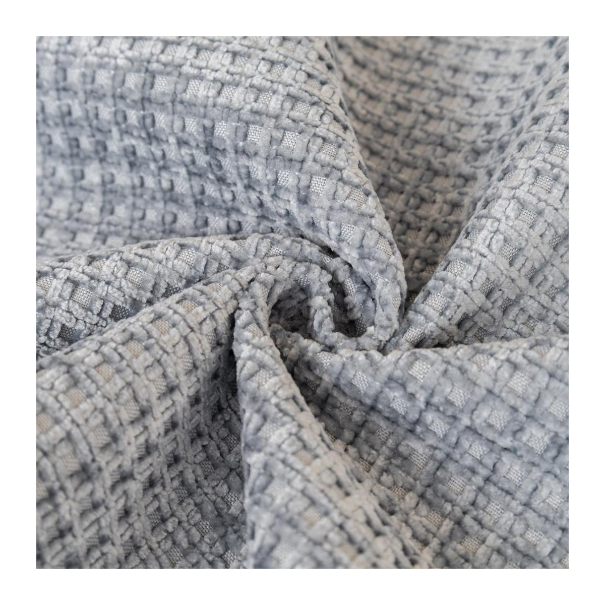 Chenille Sofakissen Waffel-Optik mit Universalbezug für Rückenlehnen, rutschfest und für alle vier Jahreszeiten geeignet, B/B: 70 x 70 cm - Bild 2
