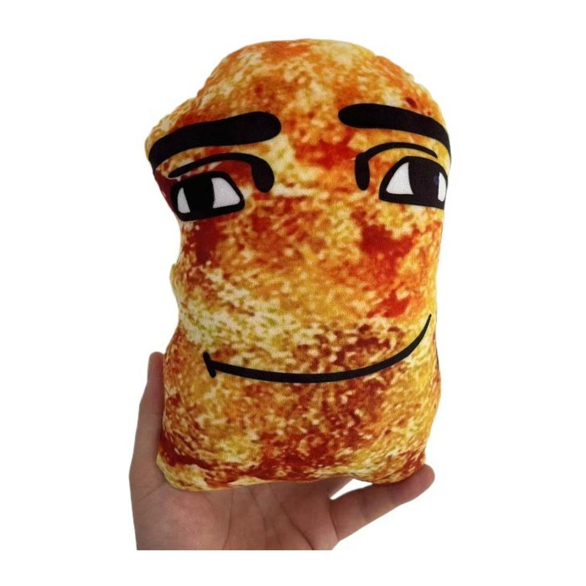 Chicken Nugget Meme Plüschtier aus der Gegagedigedagedago Serie, Gelb, Stofftier für Kinder und als kreative Raumdekoration - Bild 1