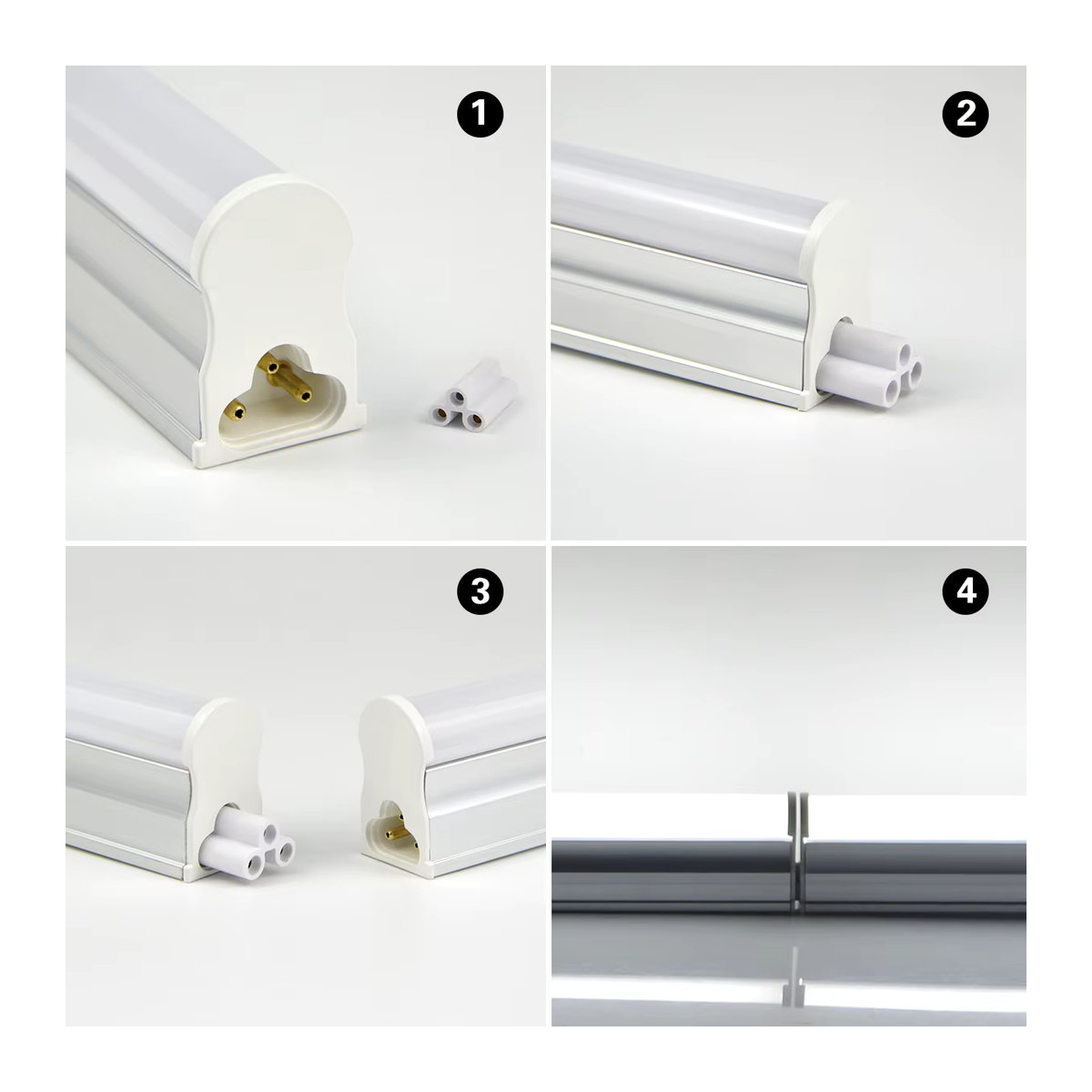 CHNAITEKE Aluminium LED Licht Bar T5/T8 LED Leuchtstoffröhre für Innenbeleuchtung in Küche und Wand - Bild 3