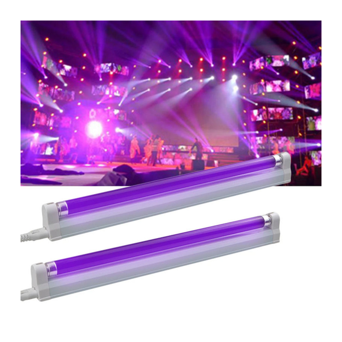 CHNAITEKE UV-Schwarzlicht T5-Quarzlampe zur Gelderkennung und Fluoreszenzprüfung - Bild 1