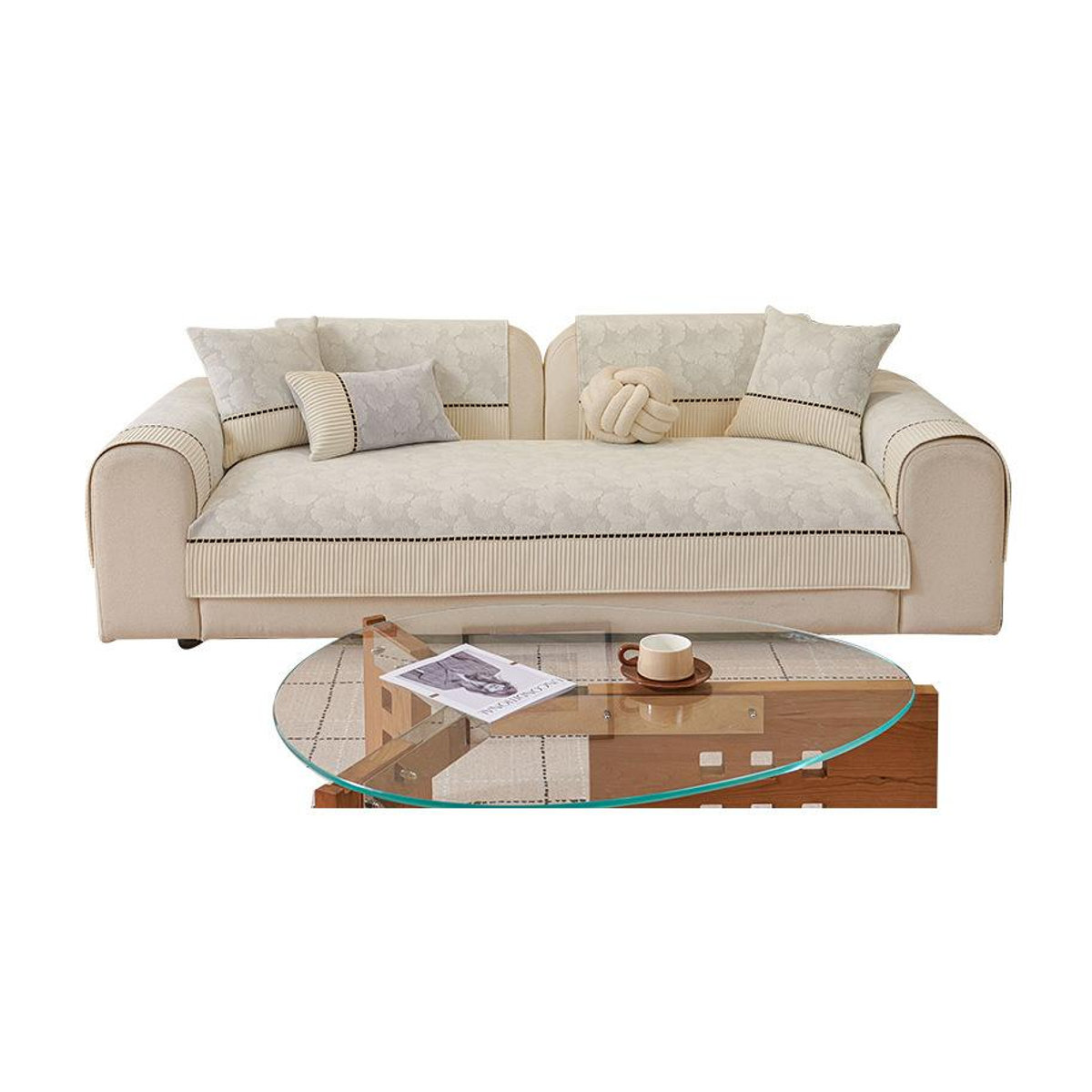 Chunhua High-End Sofakissen rutschfest und universell für alle Jahreszeiten, B/B: 70 x 70 cm - Bild 2