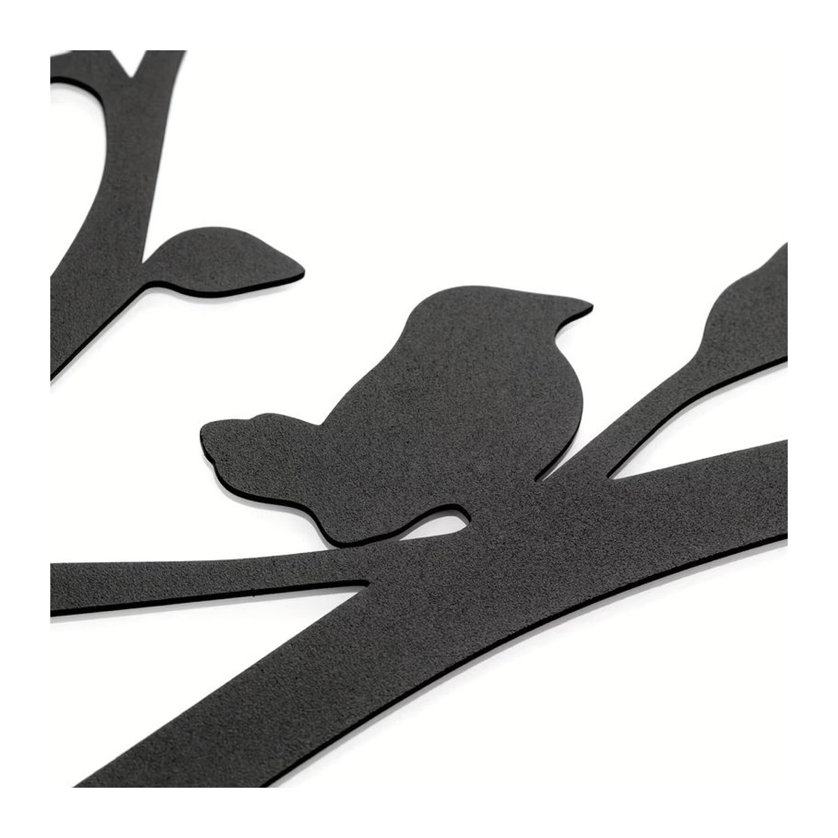 CIFbuy 3er-Set Baum des Lebens Metall-Wandkunst in Schwarz, moderne Wanddekoration mit Zweigen und Blättern für dein Wohnzimmer - Bild 3