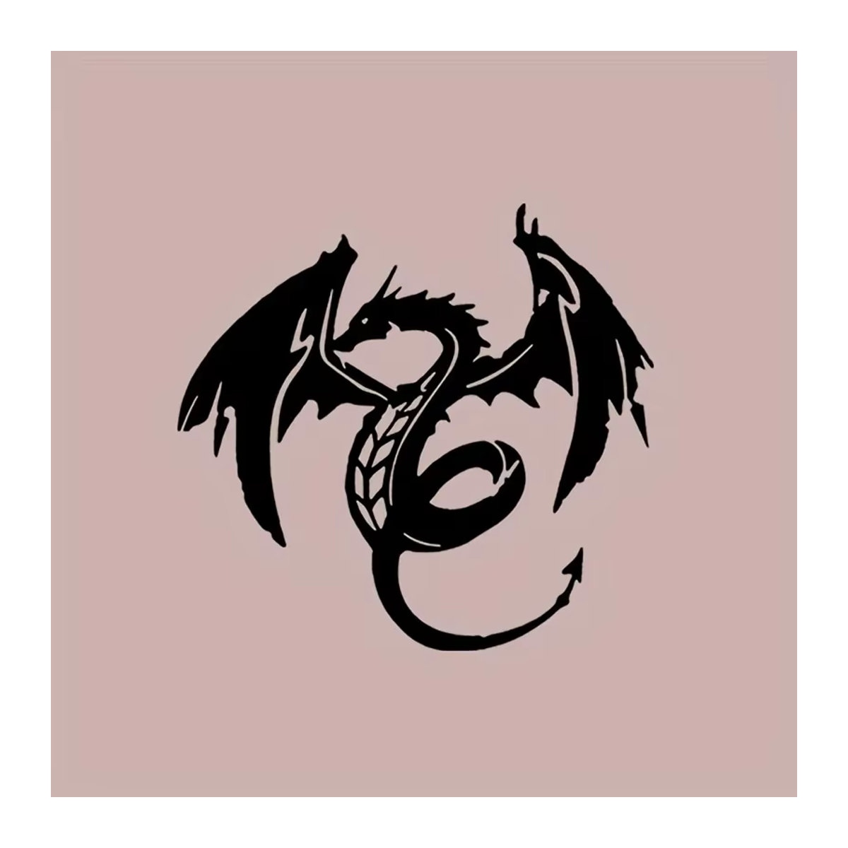 CIFBUY Drachen Wanddekoration aus Metall in Schwarz für die Wandgestaltung - Bild 5