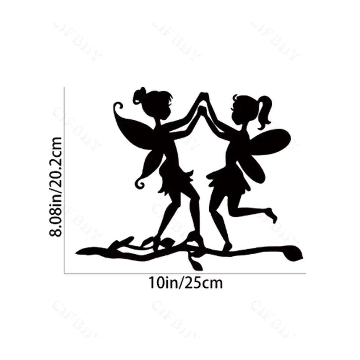 CIFBUY Metall-Tierfiguren als Silhouette für die Gartendekoration, Schwarz - Bild 4