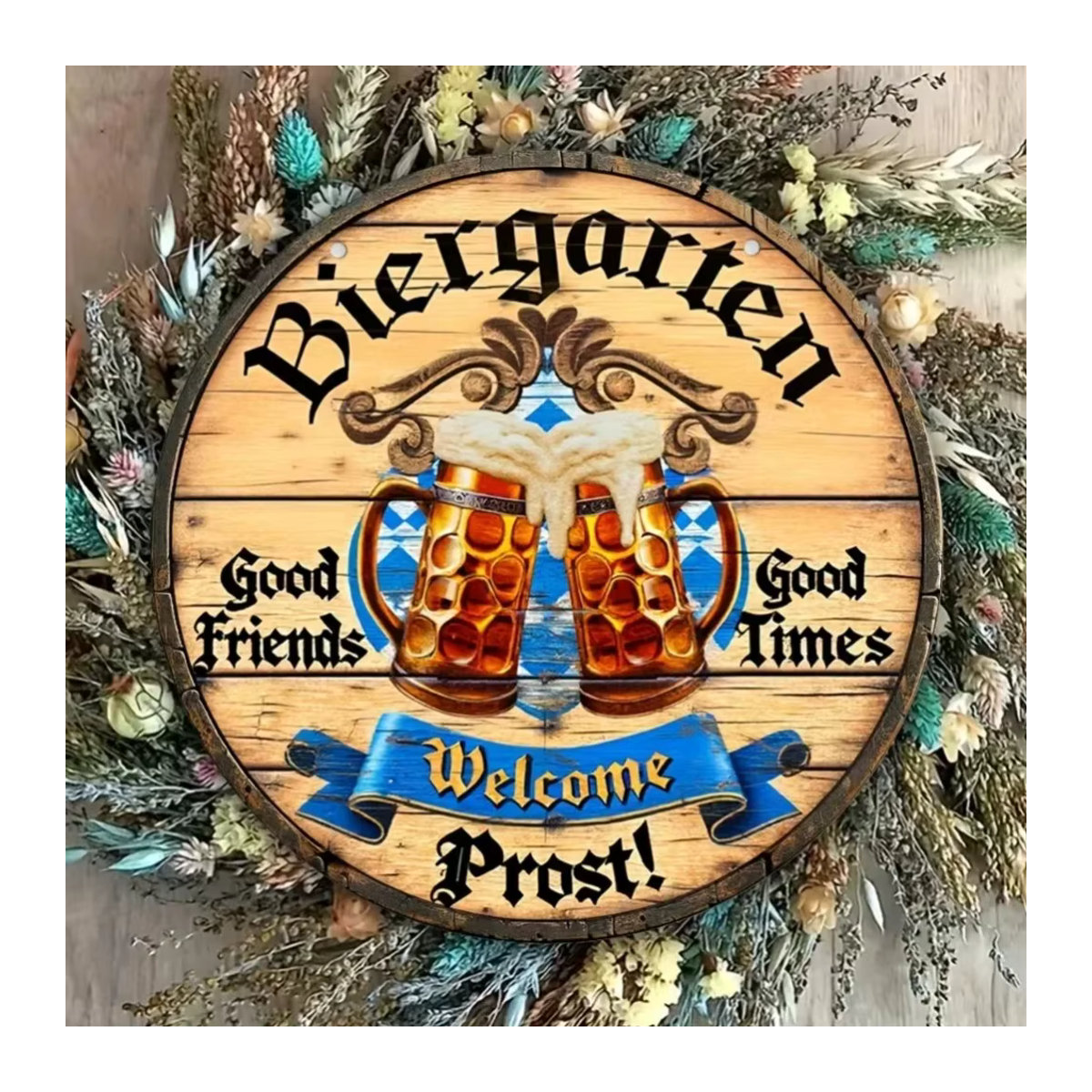 CIFBUY Oktoberfest Schild zur Präsentation von Bierkrügen für deine Heimdekoration - Bild 4