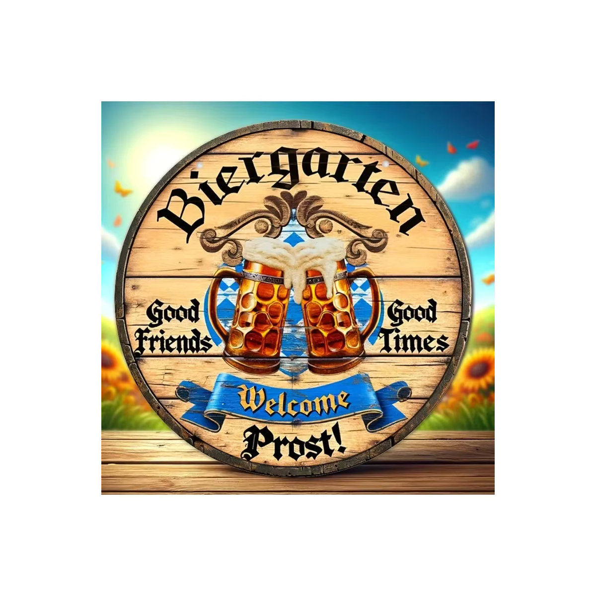 CIFBUY Oktoberfest Schild zur Präsentation von Bierkrügen für deine Heimdekoration - Bild 5