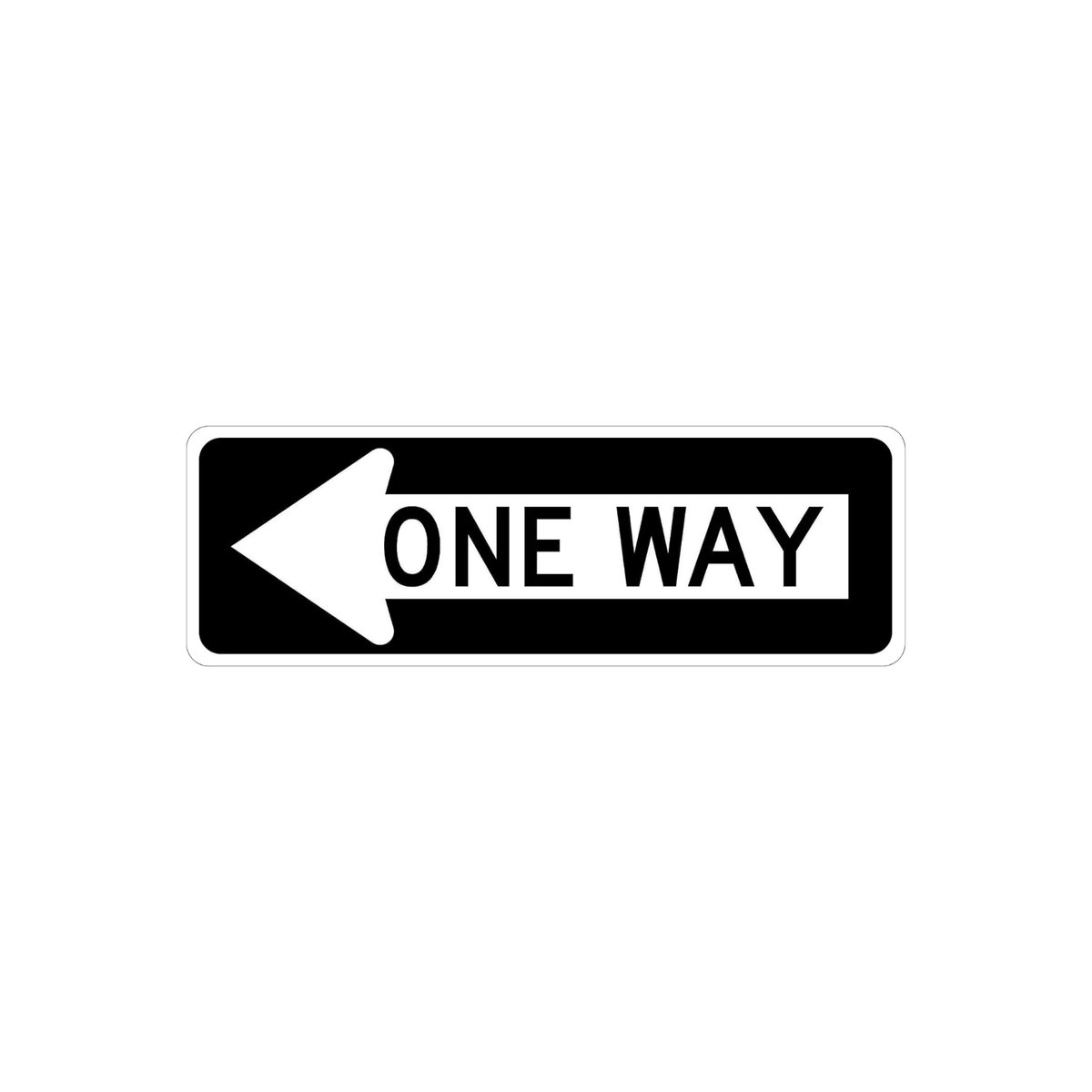 CIFBUY One Way Aluminium Traffic Arrow Wandkunst, mehrfarbig, B: 30,5 cm x H: 20,3 cm - Bild 4