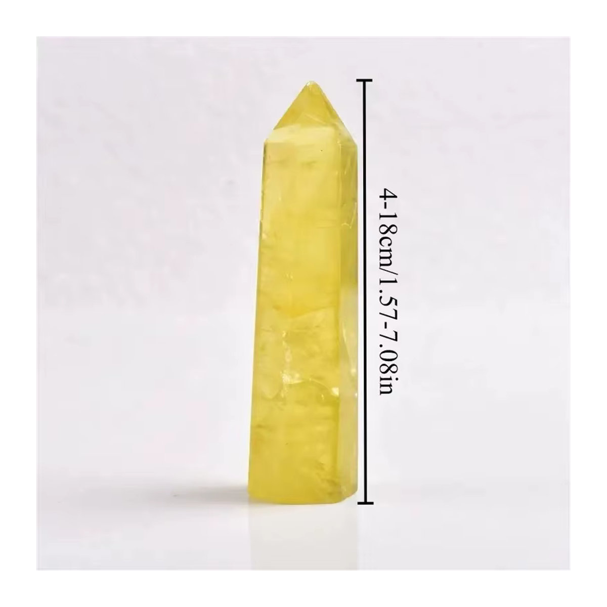 Citrin Naturstein Obelisk in Gelb von sisterstone zur Dekoration und Schmuckherstellung - Bild 2