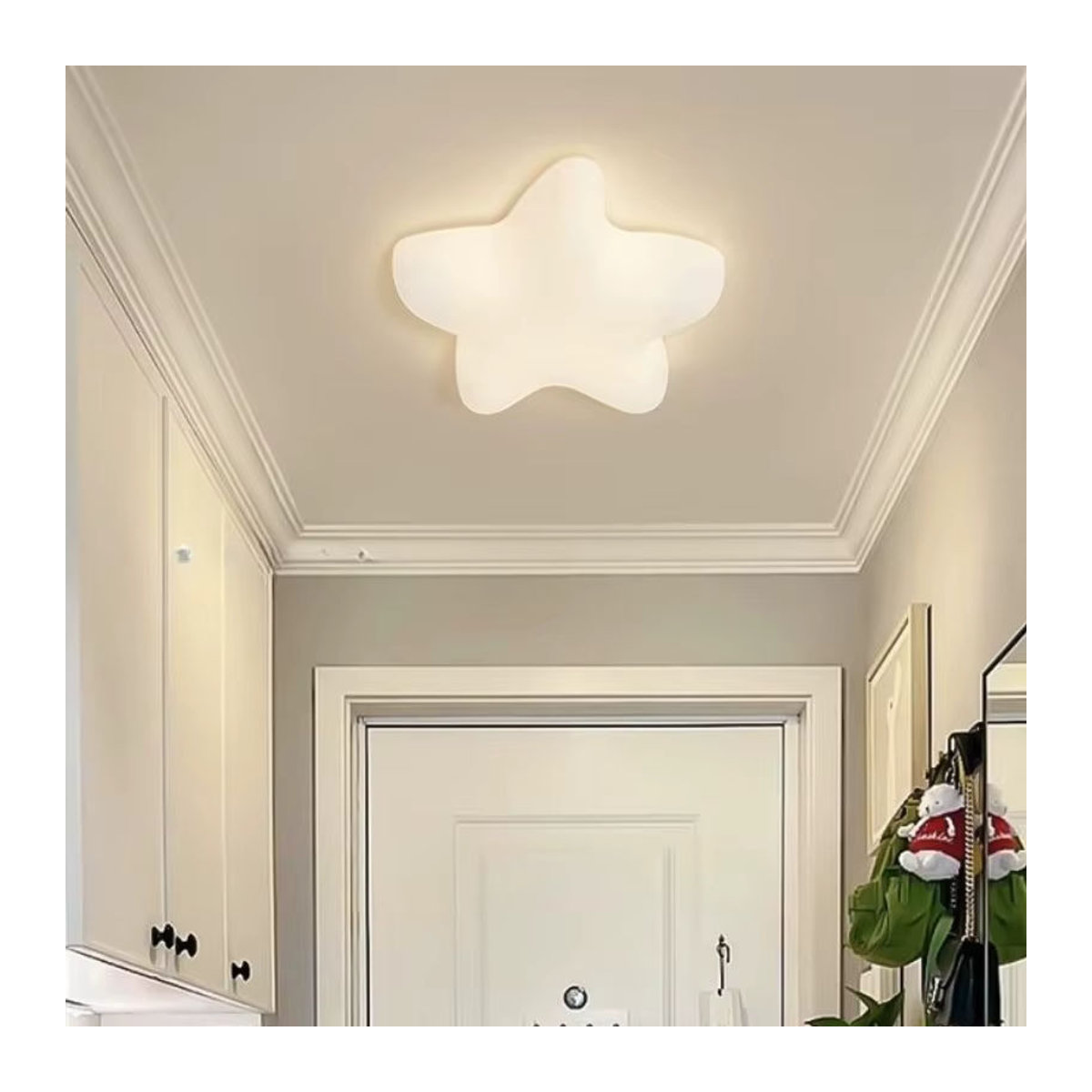 Claeted LED Deckenlampe Wolke in Weiß für Kinderzimmer und Schlafzimmer, minimalistisch und modern - Bild 1
