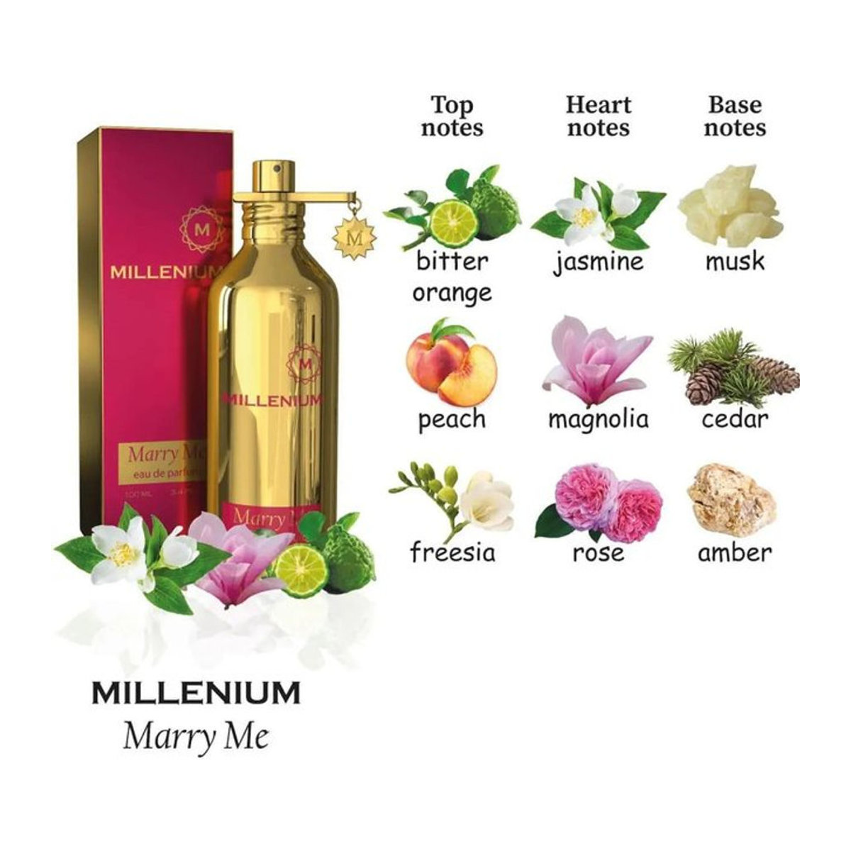 CLIMA Millenium Eau de Parfum für Damen, 10er Set, Gold, 10 x 100 ml - Bild 1