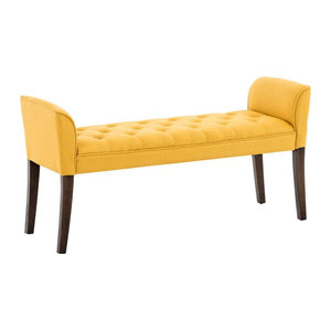 CLP Chaiselongue Cleopatra Polsterbank in Gelb