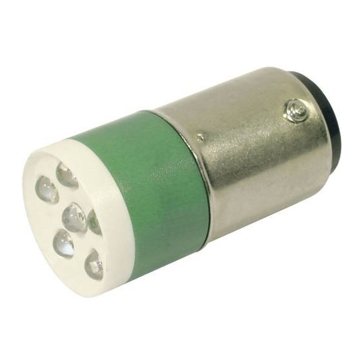 CML LED-Signalleuchte Grün BA15d 24 V/DC 24 V/AC 3150 mcd - Bild 1