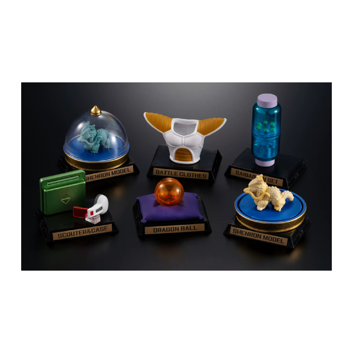 COKANO Kawaii Gashapon Kapselspielzeug Anime-Requisiten Serie 05 Zauberdrache mit Kuppel-Kampfjacken-Ornamentfiguren aus Kunststoff, mehrfarbig - Bild 2