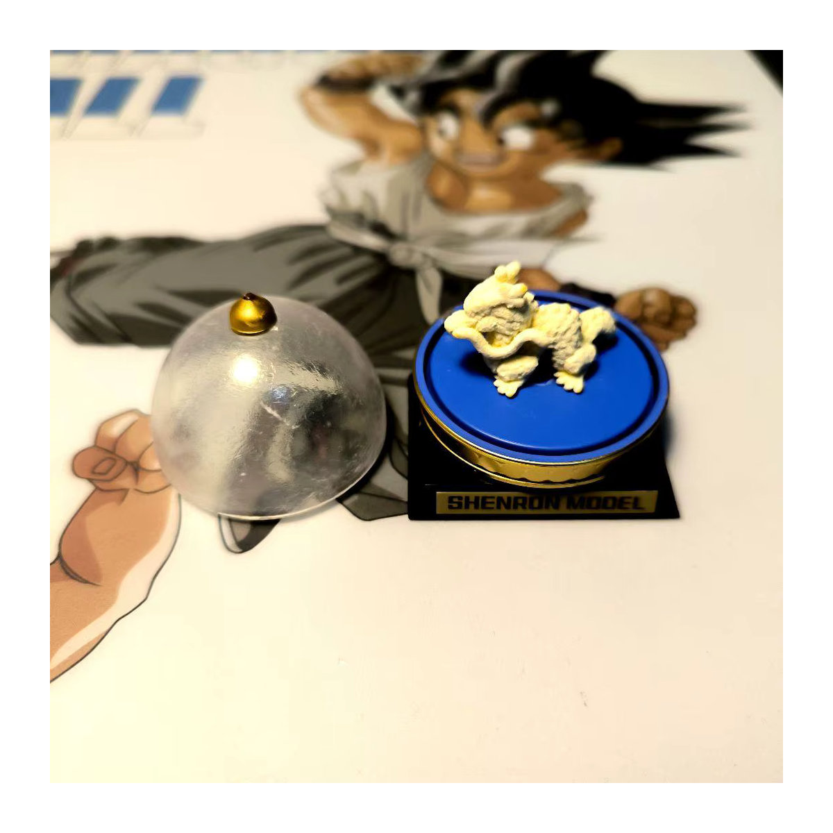 COKANO Kawaii Gashapon Kapselspielzeug Anime-Requisiten Serie 05 Zauberdrache mit Kuppel-Kampfjacken-Ornamentfiguren aus Kunststoff, mehrfarbig - Bild 3