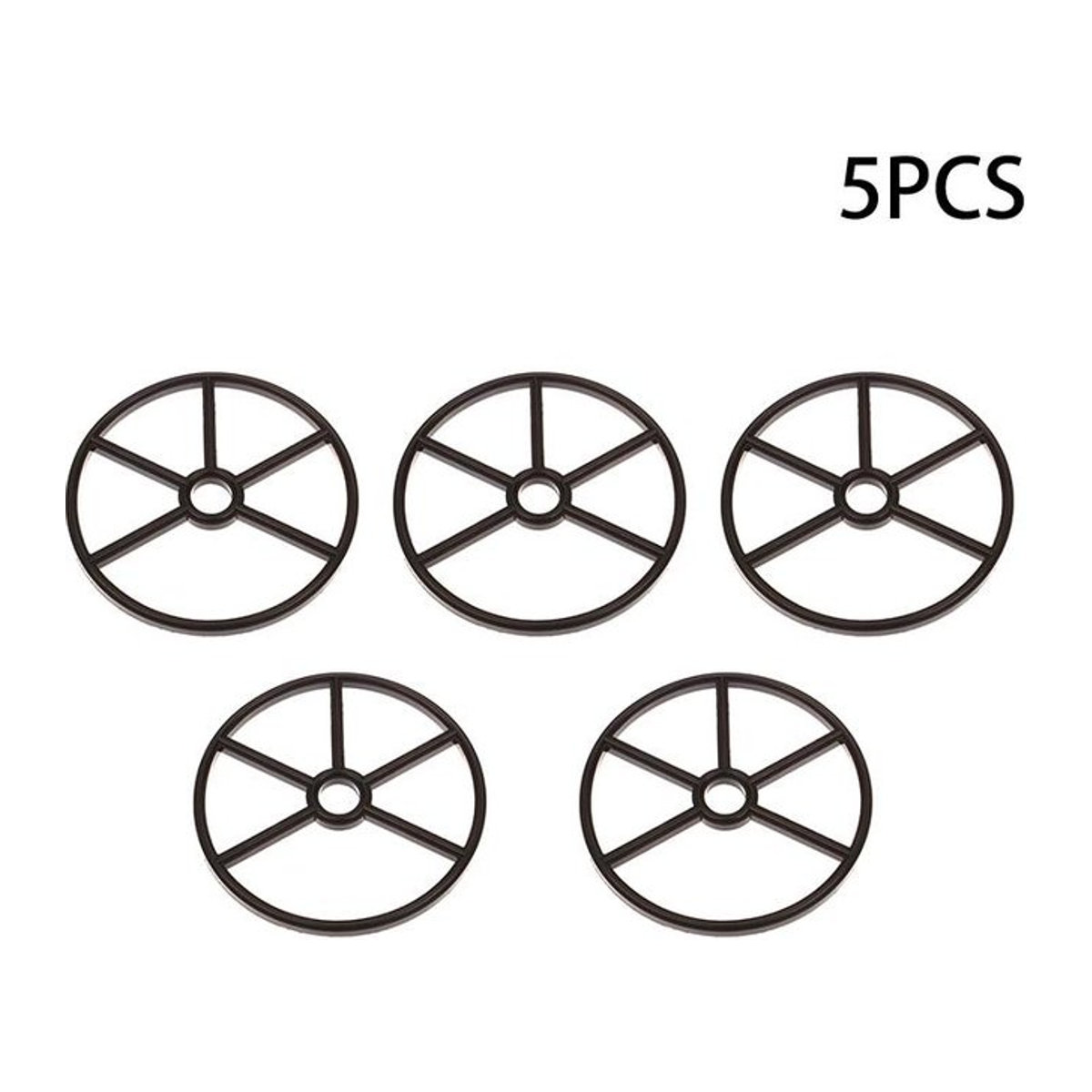 Confectionarae Ventildichtring für Spider Pool Sandfilter Umleitventil 5er Set Schwarz - Bild 1
