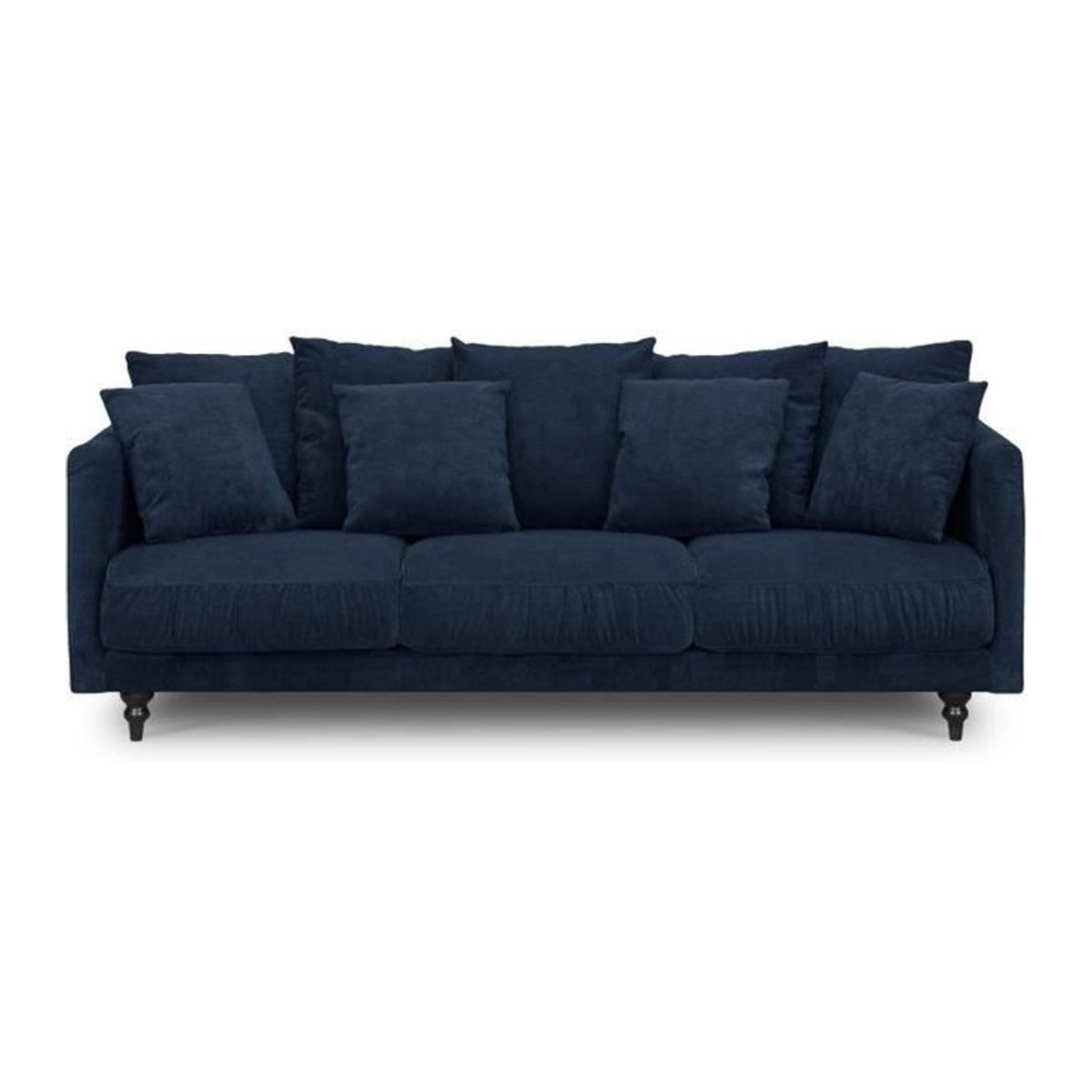 CONSTANCE 4-Sitzer Sofa Klassik in Blau mit Stoffbezug, Breite: 212 cm, Tiefe: 93 cm - Bild 1
