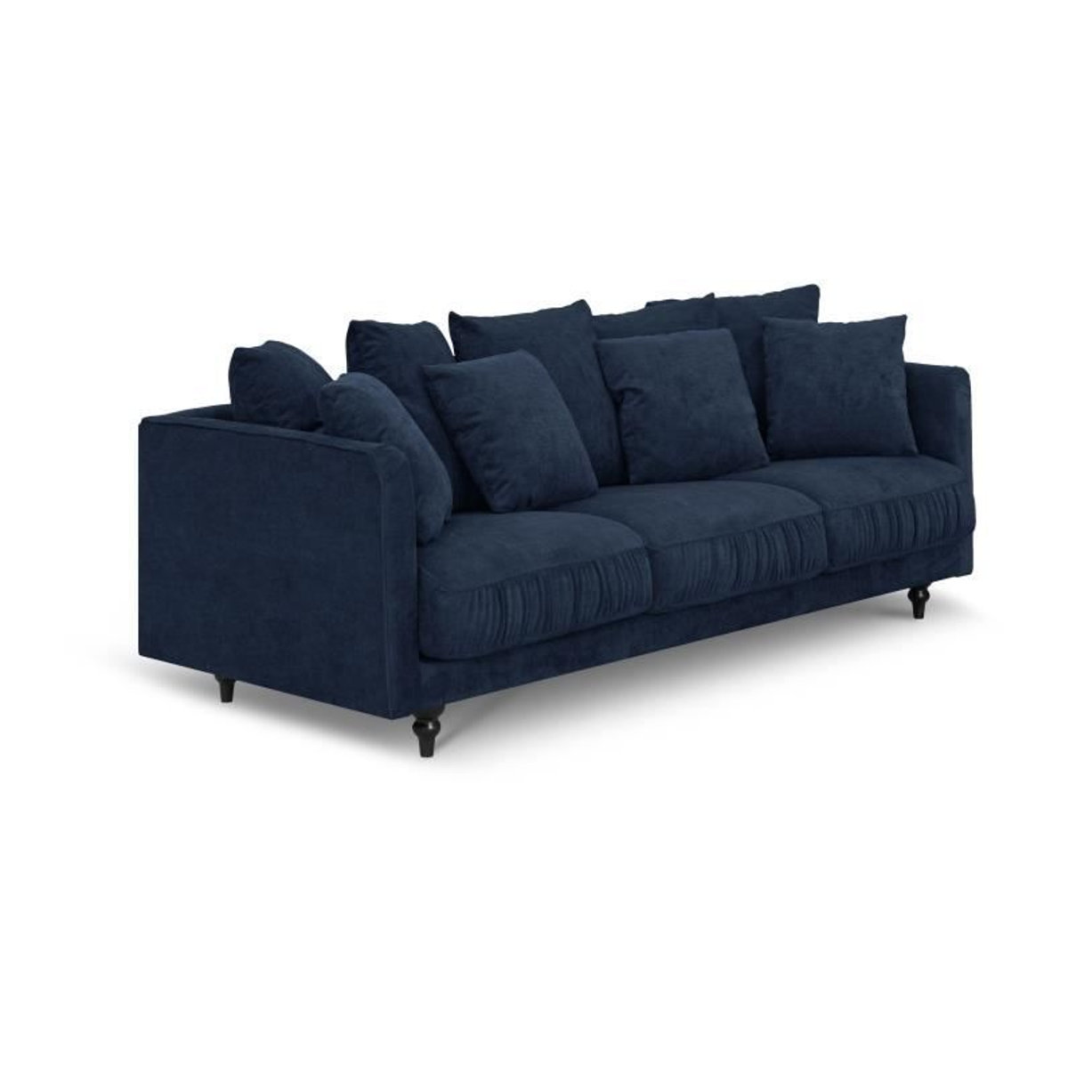 CONSTANCE 4-Sitzer Sofa Klassik in Blau mit Stoffbezug, Breite: 212 cm, Tiefe: 93 cm - Bild 2
