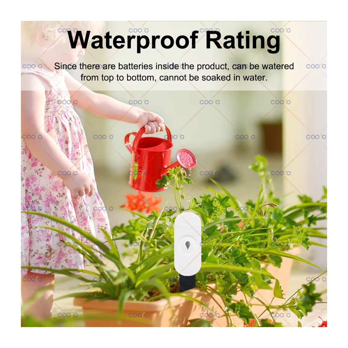 Coolo Zigbee Smart Bodentester zur Messung von Luftfeuchtigkeit und Temperatur für deinen Pflanzengarten, kompatibel mit Home Assistant und Zigbee2MQTT - Bild 3