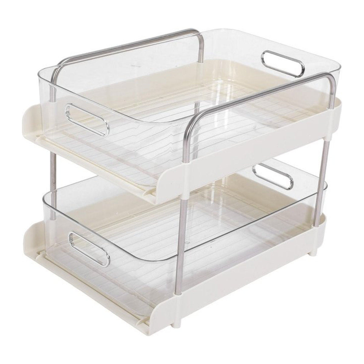 CosyHome Multifunktionales Lagerregal Organizer in Transparent für Küche und Kosmetik - Bild 1