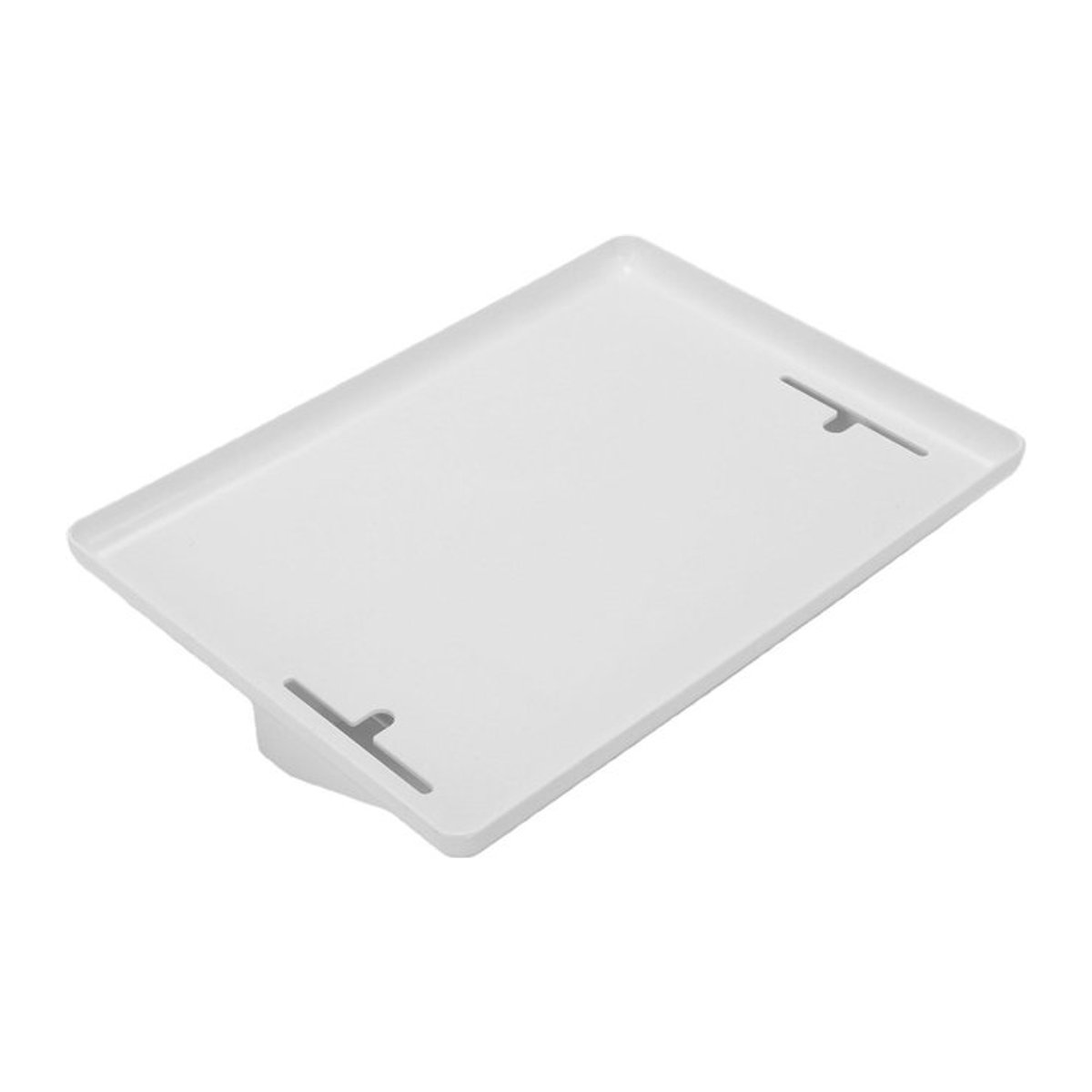CosyHome Nachttisch Regal in T-Form zum Anklemmen mit Kabelmanagement und Aufbewahrungsschale aus ABS in modernem Design - Bild 1