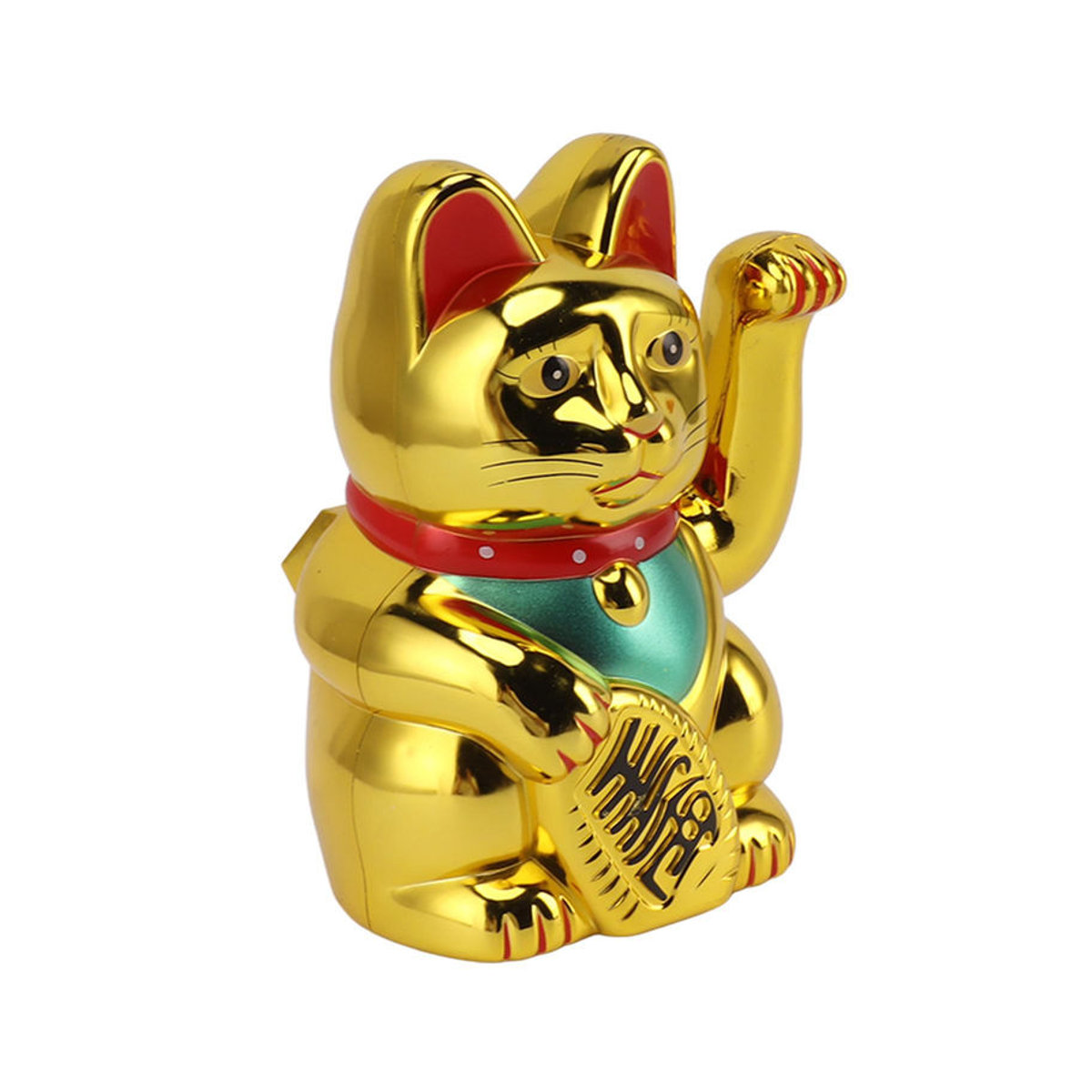 CosyHome Solar-Glückskatze mit winkendem Arm in Gold, Dekoration für Zuhause und Auto, Höhe: 12,7 cm - Bild 6
