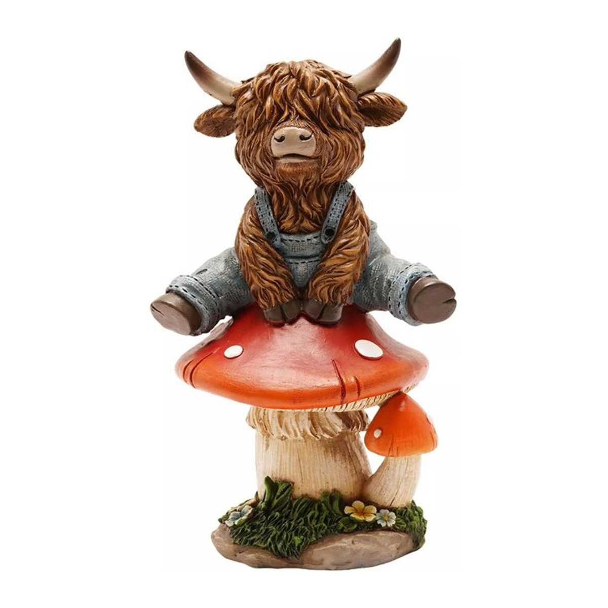 Country Living Hochlandrind auf einem Pilz Motiv One Size - Bild 1