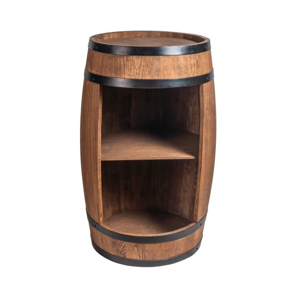 Creative Cooper Holzfass Barschrank in Wenge im Vintage-Design zur Flaschenaufbewahrung - Bild 2