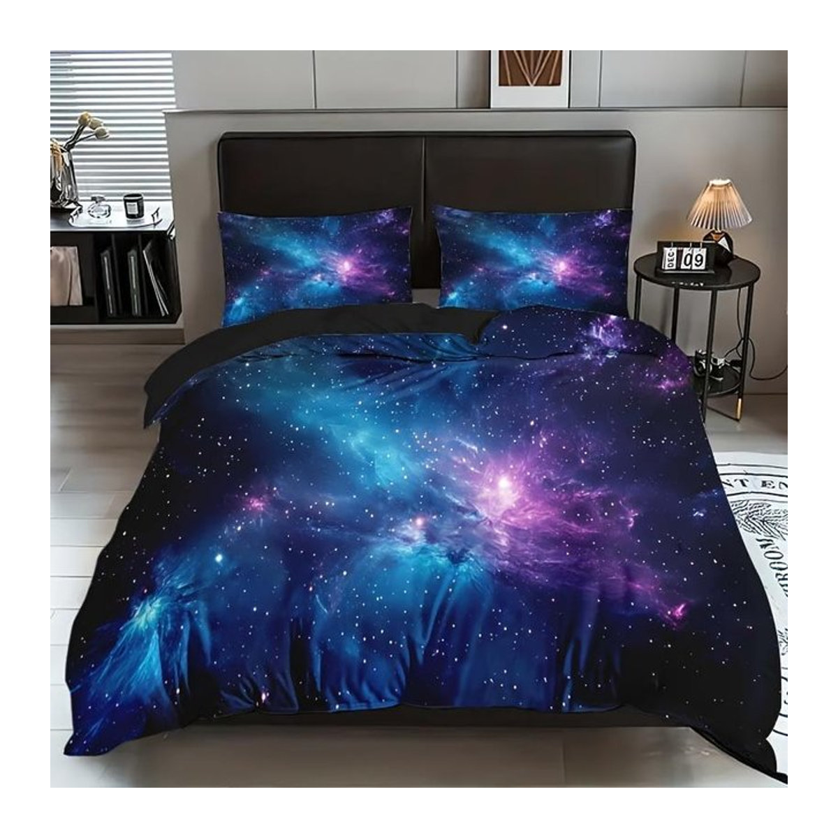 Creative homewares Bettwäsche-Set 3D Sternenhimmel Multicolor, 3-teilig, B/H: 135 x 200 cm - Bild 1